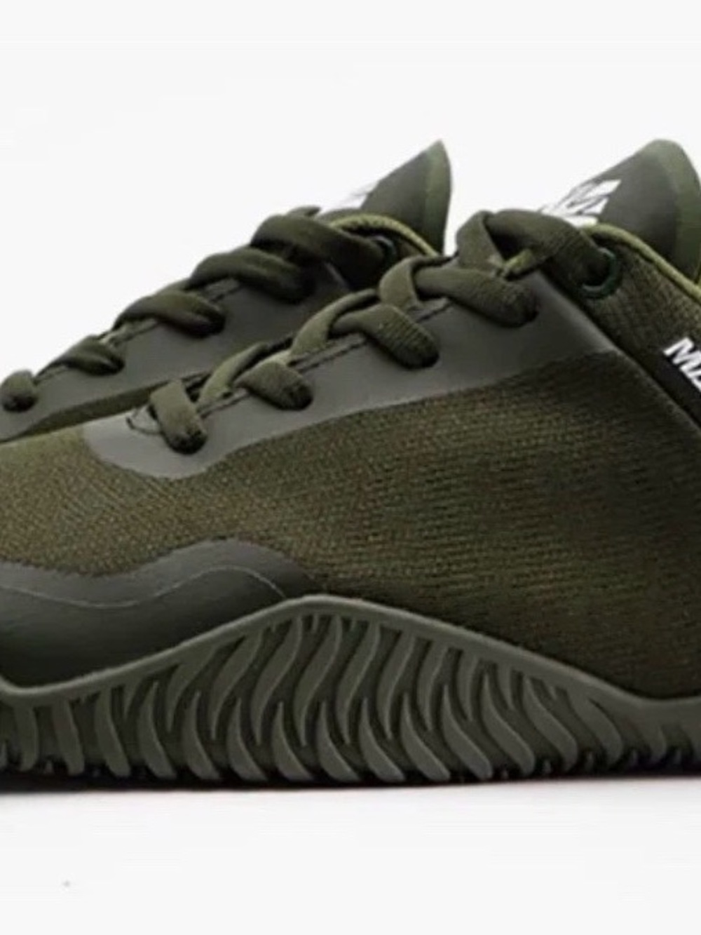 Men's Olive Green Lightweight Knit Sneakers